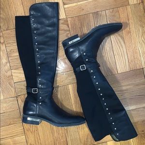 Vince Camuto Pelda Dual Fabric Knee 